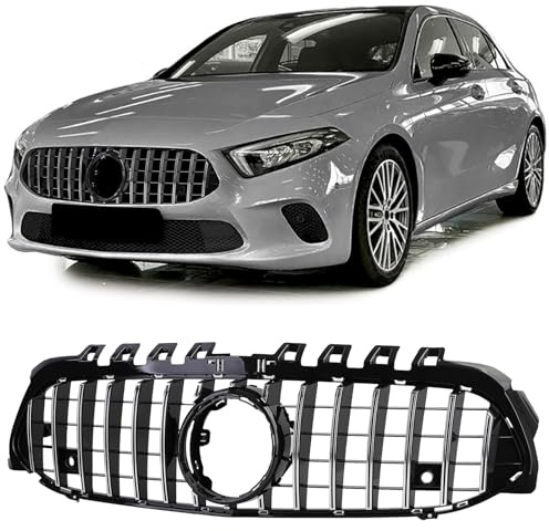 Sport Kühlergrill Schwarz Chrom für Mercedes A Klasse W177 V177 18-24