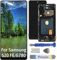 Int'x Ecran OLED pour Samsung S20 FE (Fingerprint) - Ecran de Remplacement pour LCD/OLED - Écran Tactile de Haute qualité avec châssis - Outils de Remplacement d'écran supplémentaires - Noir