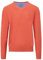 FYNCH-HATTON Weicher Feinstrick-Pullover mit V-Ausschnitt Orient red/XL