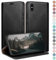 HUOUH for iPhone XS Max 6,5 Wallet case with RFID Blocking PU Leather,Credit Card Holder,Flip Folio Book Phone cases Shockproof Cover Women Men for Apple XS Max case Black