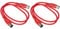 Adam Hall Cables 3 STAR MIDI 0075 RED Midikabel 5-Pol | 0.75 m (Packung mit 2)