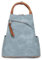 irisaa Damen Rucksack Daypack Tasche Umhänge Tasche Schulrucksack Schultertasche für Frauen und Mädchen, Damen Tasche:Blau