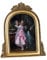4x6 Ornate Arched Picture Frames,Vintage Gold Hand-Crafted Resin Photo Frame with Easel for Tabletop & Wall