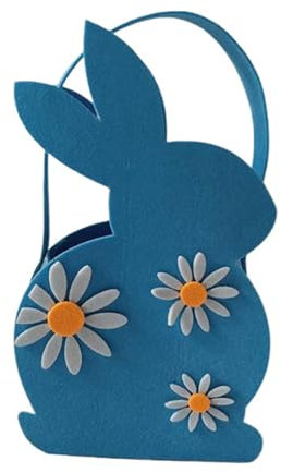 MARCBUSE Osterkorb Cartoon Eier Filztasche Frohe Ostern Party Dekorationen Süßigkeiten Taschen Kinder Geschenkpaket