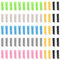 VBRHFRIF Pack Of 70 Multicolor Plastic Cable Sleeves, 20cm Length, Cable Protection Cover