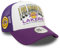New Era Los Angeles Lakers Berretto NBA Pallacanestro Bianco Viola Berretto da Camionista E-Frame Regolabile