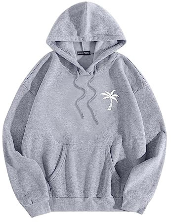 Generisch Sweatshirts für Herren Fashion Druck Tops Fleece Schultern Lose Loungewear Weich Lässig Oberteile Passform Warm Hoodie Langarm Sportlich Sweatjacke Langarmshirt Funktional Pulli