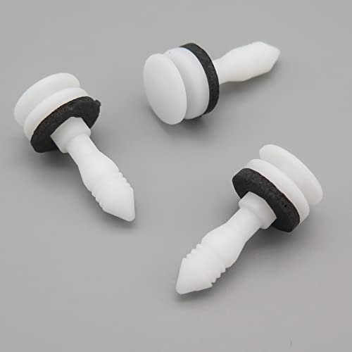 VVO Fasteners- Grapas de Plástica Blancas. Para Panel de puerta delantero. Compatibile con Jaguar S-Type, (10 pzas)