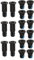 OTOTEC 3 Set Laptop Bottom Case Screw Set Compatible with MacBook Pro 2016-2017 13-Inch A1706 Laptop Back Cover Screw Replacement, Space Grey
