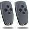 Jumoozi Lot de 2 télécommandes de rechange pour porte de garage Marantec Digital 302 304 382 384 313 321 323 868 MHz