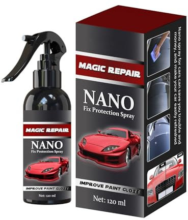 Spray de Finition Hybride Céramique, Revêtement en Céramique De Voiture, Nano Spray en Céramique, Traitement Ceramique Voiture, pour La Protection De La Voiture, Et À La Poussiè, 01