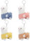 Neikafan Plüschtier Alpaka Schlüsselanhänger Lama 4 Stück Alpaka Kuscheltier Baby, Stofftier Alpaka Spielzeug Baby Geschenk für Kinder, Mädchen und Liebhaber Alpak Keychain