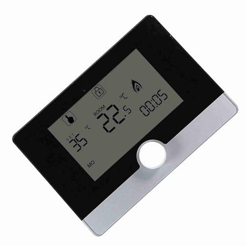 Termoschi di Temperatura del Termostato Programmabile per il di Riscaldamento della Caldaia a Parete Black (BLACK)