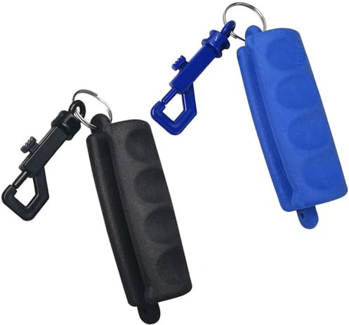 Bamyli 2 Stück Pfeilzieher Bogenschießen, Silikon Pfeil Puller mit Gürtelclip, Rutschfester Bogensport Zubehör Pfeilziehhilfe, sicherer Griff für einfaches Pfeilziehen, Schwarz und Blau