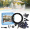 Nebulizzatore Giardino, Kit Nebulizzatore Acqua da Esterno, Atomizzatore del Terrazzo con 10m Misting Line + 10Nebulizzatori + Un 3/4 Adattatore, per Ombrellone Gazebo, Piscinaecc