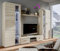 AXLIVING Spacoro XL Wohnwand Sonoma Eiche modern 300cm breit ohne LED