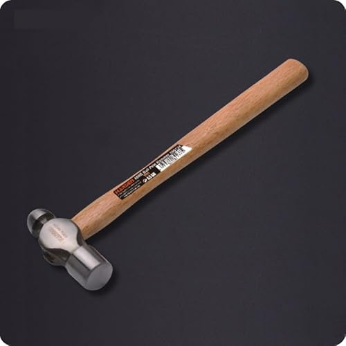 Harden Ball Pein Hammer, 680g Steel Head, Oak Wood Handle, 1.5lb