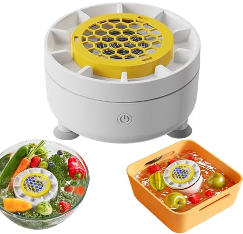 Vegetable Cleaner & Home Wash, Obst und Gemüsereiniger, Elektrolyse-Reiniger, Wiederaufladbare Obstreiniger Gemüsereiniger, Automatische Reinigungsmaschine für Obst, Gemüse, Fleisch und Meeresfrüchte