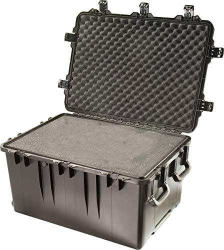 PELI Storm IM3075 Heavy Duty Transport Case, Watertight and Dustproof, 257L Capacity, Made in US, With Customisable Foam Inlay, Black