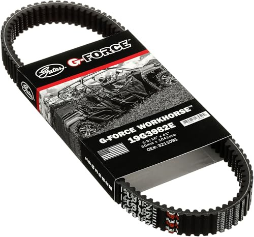 Gates 19G3982E G-Force WorkHorse Continuously Variable Transmission (CVT) Belt