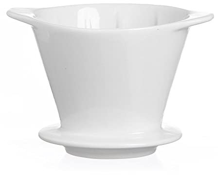 Ritzenhoff & Breker Rio Kaffeefilter Größe 101, Handfilter, Filtereinsatz, Porzellan, Weiß, 38231