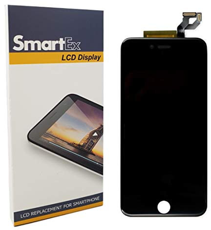 Smartex® New Display LCD Schwarz kompatibel mit iPhone 6S Plus/Bildschirm LCD Retina und Glas Touchscreen