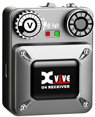 Xvive U4R Wireless in-Ear Monitor System Receiver for Studio, Band Rehearsal, Live Performance (U4R Only)
