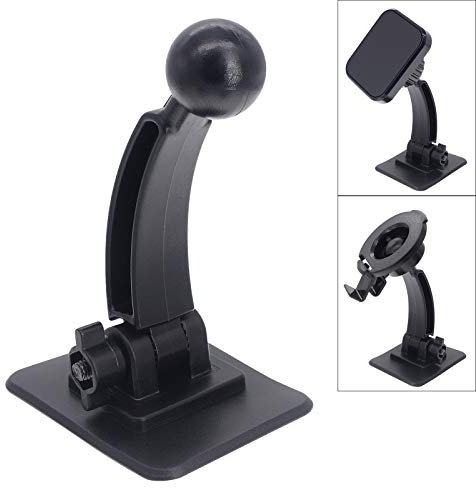 iSaddle 17mm Sticky Adhesive Mount Holder for Garmin GPS & Smart Phones - Car Windshield/Dashboard Flexible Permanent Holder Soft Base for Garmin Nuvi GPS Navigator/Cell Phone Magnetic Mounting Holder