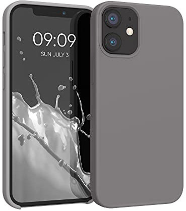 kwmobile Case Compatible with Apple iPhone 12 mini Case - TPU Silicone Phone Cover with Soft Finish - Stone Dust