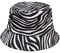 Fischerhut Unisex Fischerhüte Bucket Hat Zebra Druck Schlapphut Damen Herren Baumwolle Sonnenhut Faltbar Anglerhut Strandhut Zum Wandern Camping Reisen Angeln 56-58cm