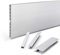 DQ-PP Zócalo de 3 m, 100 mm, aluminio cepillado, plástico, zócalo, rodapiés, perfil de zócalo, zócalo, zócalo, zócalo, zócalo de cocina, zócalo de cocina para cocina empotrada