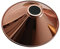 Retro-Vintage-Lampenschirm, einfache Installation, industrieller Lampenschirm, 4 cm, E27-Aufhängeloch, für Küche, Wohnzimmer, Bar, Flur (Rose Gold)