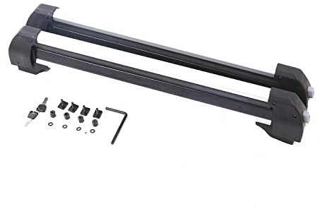 VDP Skiträger S4 4 Paar Ski + Alu Dachträger RB003 kompatibel mit Audi A4 SW (B9) (5Türer) ab 2015