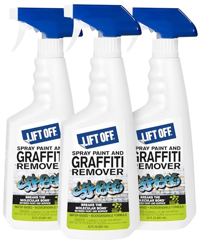 Lift Off Spray Paint & Graffiti Remover, 22 fl oz, 41101 (Pack of 3)
