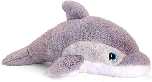 Deluxe Paws Ökologisches Spielzeug aus 100% recyceltem Plüsch (Delfin)