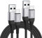 Cable USB C,[2Pack,2M+2M] Cable Carga Rápida y Sincronización Cargador para Samsung Galaxy S22 S23 Ultra S21 S20 S10 S9 S8 Plus,Samsung A12 A32 A52 A52S A72 A51 A71 A20e A13 A33 A53