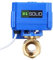 U.S. Solid Motorisierter Kugelhahn - G3/4 Messing-Elektrischer Kugelhahn mit manueller Funktion, Standardport, 9-24V AC/DC und 3-Draht-1-Wege-Positive-Break-Setup