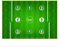 Fußball-Schritt-Trainingsmatte,rutschfeste reguläre Trainingssystemdecke mit 5 Scheibenkegeln, Dribble Silent Sports Auxiliary Props, Trainings-Pace-Ball-Control-Spielerausrüstung, for Fußballtraining