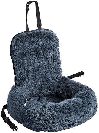 Weltbild Hunde-Autositz (Farbe: grau mit Plüsch)