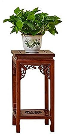 Garten-Blumentopf-Erhöhung, Holzvasen-Sockel, Ausstellungsständer, Innen-Pflanzenständer, Pflanzenregal, Blumentopf-Halter, Blumentopf-Ausstellungsregal, Terrasse, rustikaler Holzständer, freistehende