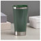 Tasse 500 ml Mur classique Série classique Série en acier inoxydable Tasse de bière à café 500ml sous vide Juice Aventure empilement de bière Tasse personnalisable ( Color : Green , Size : 500ml )