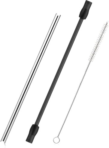 Coffee Machine Accessories 1 Set Coffee Machine Stainless Steel Milk Pipe and Cleaning Brush Accessory Set for Bosch VeroAroma and for EQ.6 Series Coffee Machine Kits
