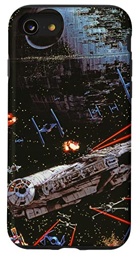 iPhone SE (2020) / 7 / 8 Star Wars Return of the Jedi Death Star II Battle Black Case