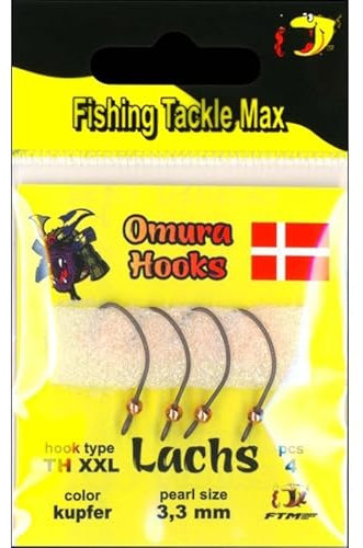 FTM Omura Omura Hook TH XXL Kupfer 3,3mm 0,42gr 4 Stück