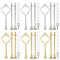 6 Sets Cake Stand Fittings - 32CM 3 Tier Afternoon Tea Cake Stands Handle Hardware Holder, Cake Stand Mold Crown for Cakes Fruit Candy Display Tower Party Food Stands Birthday Wedding (Silver Gold)