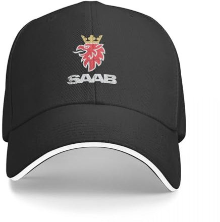 COSIUOS Basecap Saab Baseball Cap Wintermützen Straßenkleidung für Männer und Frauen mit unge Vintage Logo