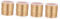 DIYEAH 4 Rolls Copper Wire Bracelet Beading Thread Jewelry Beading Wire Jelewry Craft Making Wire Hand Jewelry DIY Sculpting Wires Bracelet Beading Wire Gauge Flexible Jewelry Making Wire