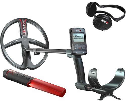 XP Deus 2 34 FMF RC WSA 2 mit gratis MI-6 Pinpointer, Profi Metalldetektor, Metallsuchgerät