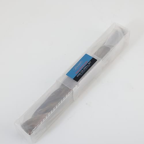 19/32 Inch(15mm) Cobalt Drill Bits, M35- HSS High Speed Steel for Drill/Driver Stainless Steel Heavy Duty Twist Steel Drill Bit, 1pc