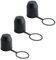 3 Pcs Universal Tow Ball Protection Cover, Waterproof Trailer Protection Cap, Plastic Tow Ball Cover, Black Tow Ball Protection Cover, Trailer Hitch Ball Cover For Car, Caravan